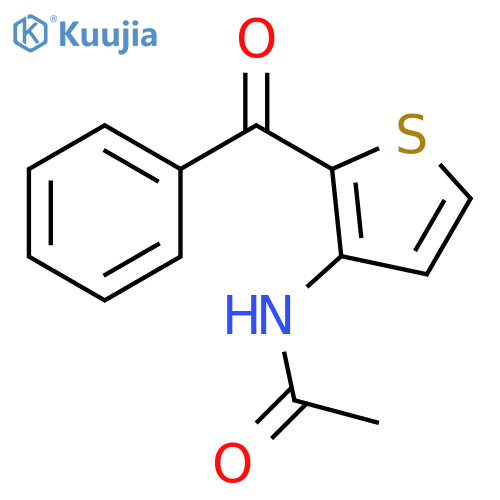 Acetamide, N-(2-benzoyl-3-thienyl)- structure