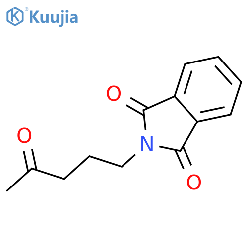 2-(4-oxopentyl)-2,3-dihydro-1H-isoindole-1,3-dione structure