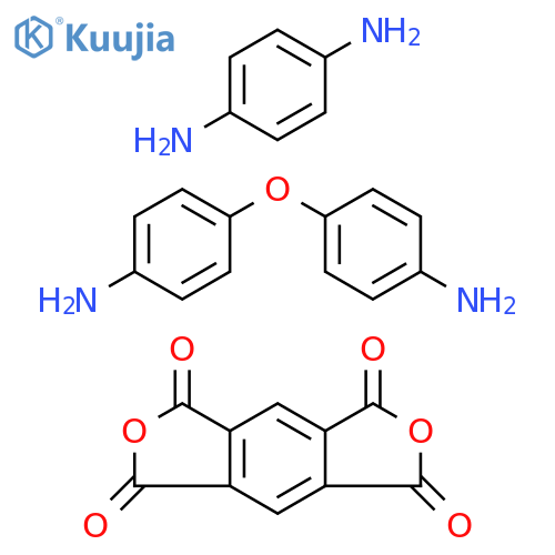 1H,3H-Benzo[1,2-c:4,5-c']difuran-1,3,5,7-tetrone, polymer with 1,4-benzenediamine and 4,4'-oxybis[benzenamine] structure