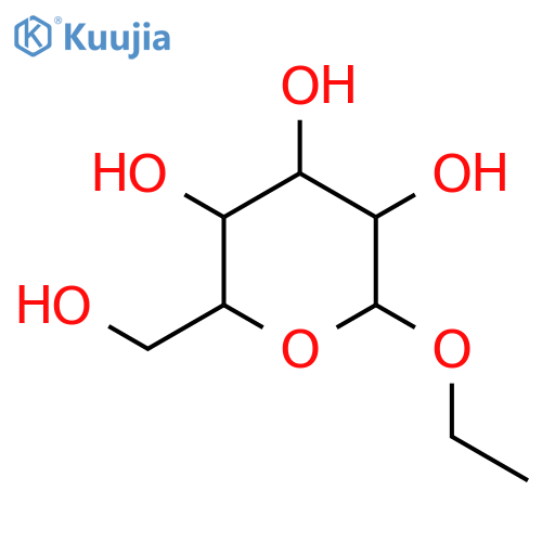 Ethyl b-D-glucopyranoside structure