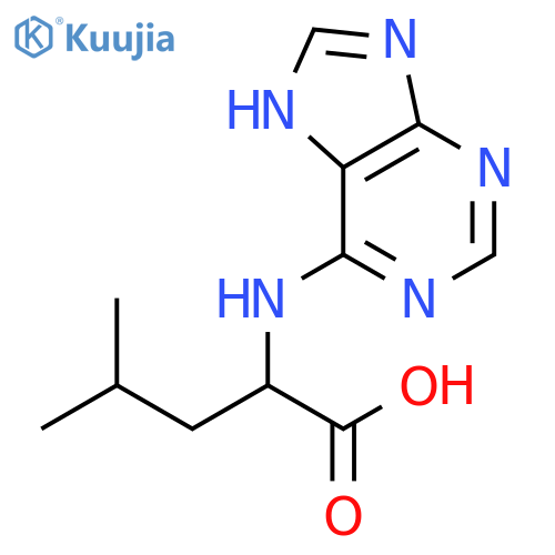 L-Leucine,N-1H-purin-6-yl- (9CI) structure