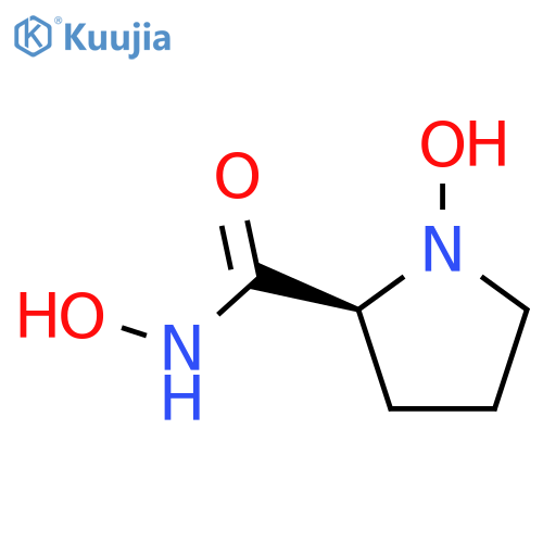 2-Pyrrolidinecarboxamide,N,1-dihydroxy-, (S)- (9CI) structure