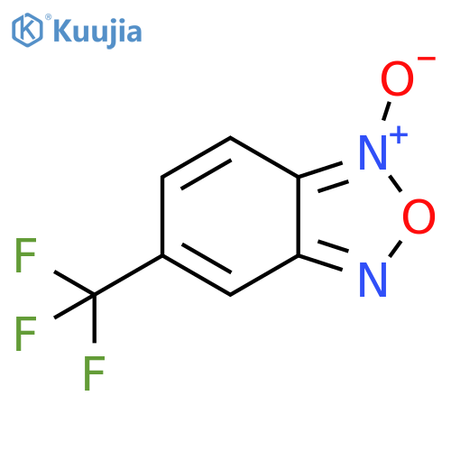 2,1,3-Benzoxadiazole, 5-(trifluoromethyl)-, 1-oxide structure
