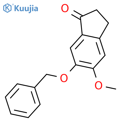 6-Benzyloxy-5-methoxy-1-indanone structure