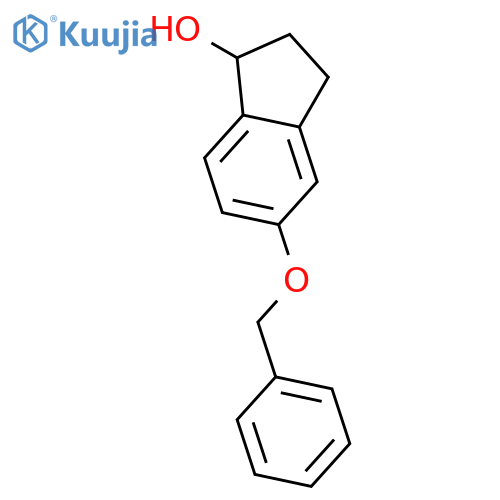 1H-Inden-1-ol,2,3-dihydro-5-(phenylmethoxy)- structure