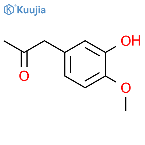 (3-Hydroxy-4-methoxyphenyl)acetone structure