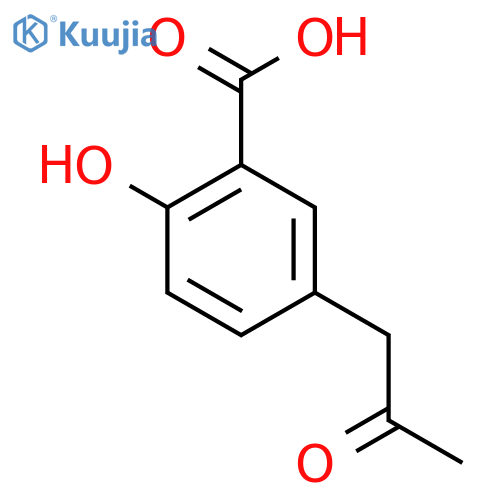 3-Carboxy-4-hydroxyphenylacetone structure