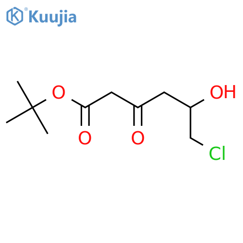 (+/-)-tert-Butyl 6-Chloro-5-hydroxy-3-oxohexanoate structure