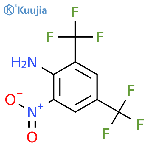 2-Nitro-4,6-bis(trifluoromethyl)aniline structure