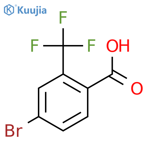 4-Bromo-2-(trifluoromethyl)benzoic acid structure