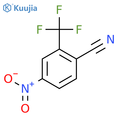 4-Nitro-2-(trifluoromethyl)benzonitrile structure