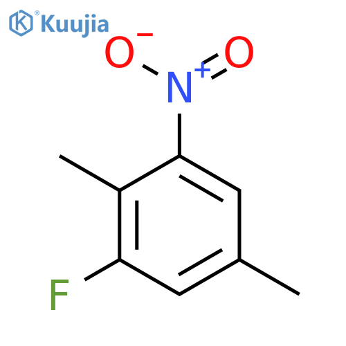 2-Fluor-6-nitro-1,4-xylene structure