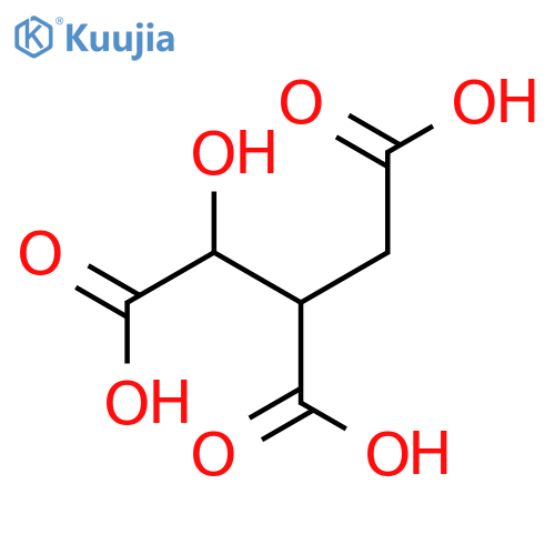 3-Carboxy-2,3-dideoxy-1-hydroxypropan-1,2,3-tricarboxylic acid structure