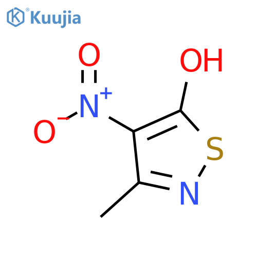 5-Isothiazolol, 3-methyl-4-nitro- structure
