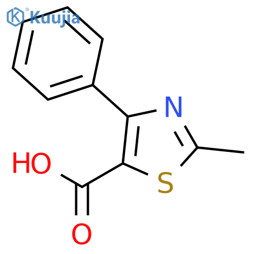 2-Methyl-4-phenyl-1,3-thiazole-5-carboxylic Acid structure