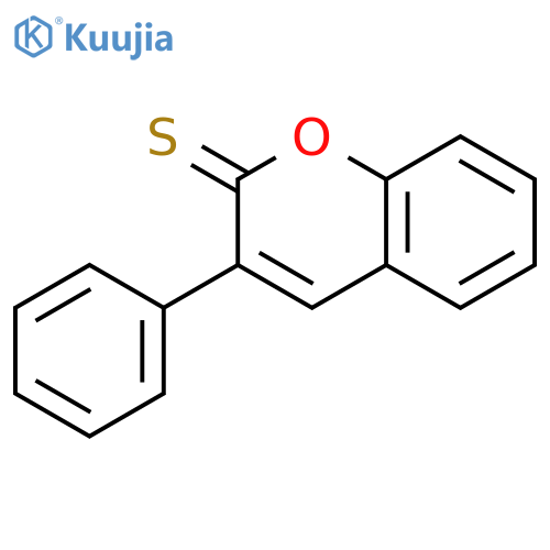 2H-1-Benzopyran-2-thione, 3-phenyl- structure