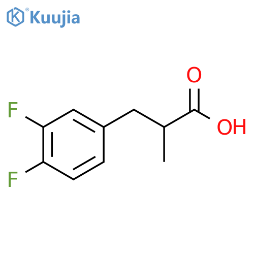 3-(3,4-DIFLUOROPHENYL)-2-METHYLPROPANOIC ACID structure