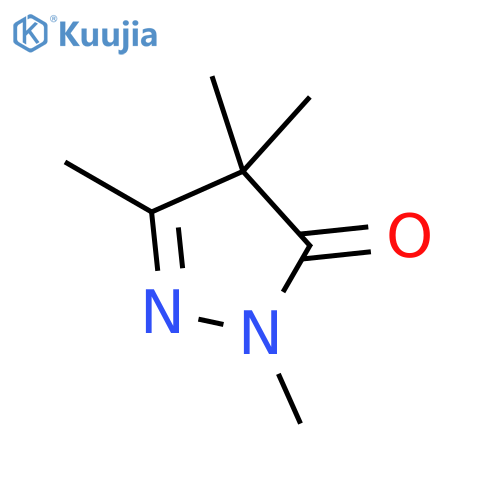 3H-Pyrazol-3-one, 2,4-dihydro-2,4,4,5-tetramethyl- structure