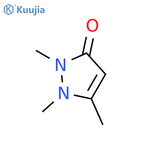1,2,5-trimethyl-2,3-dihydro-1H-pyrazol-3-one structure