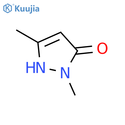 2,5-Dimethyl-1H-pyrazol-3(2H)-one structure