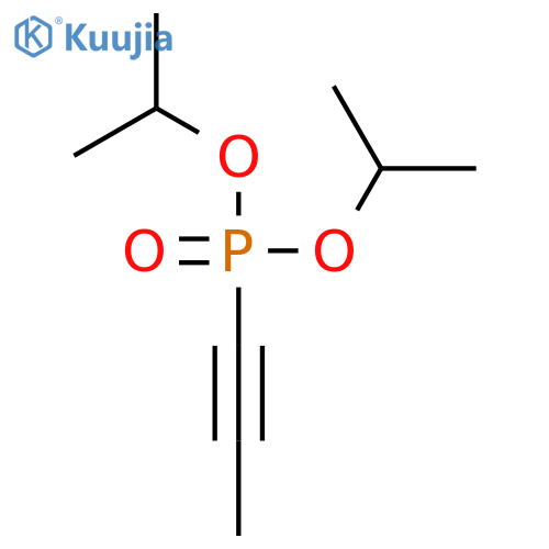 PHOSPHONIC ACID, 1-PROPYNYL-, BIS(1-METHYLETHYL) ESTER structure