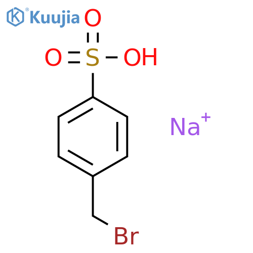 Benzenesulfonic acid,4-(bromomethyl)-, sodium salt (1:1) structure