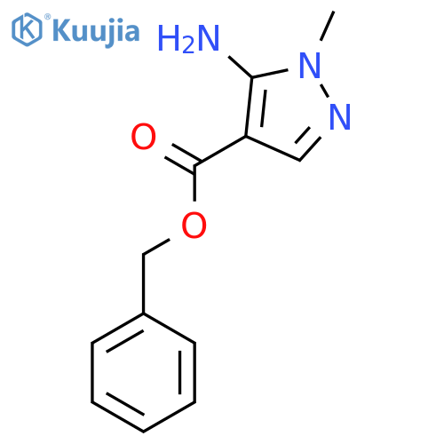 benzyl 5-amino-1-methyl-1H-pyrazole-4-carboxylate structure
