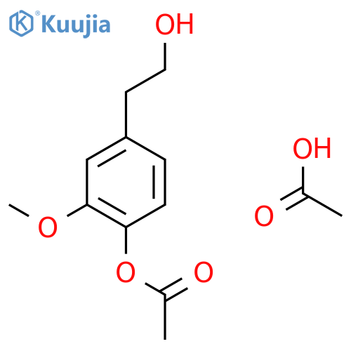 4-(Acetyloxy)-3-methoxybenzenethanol Acetate structure