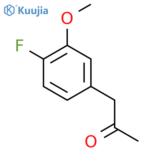1-(4-fluoro-3-methoxyphenyl)propan-2-one structure