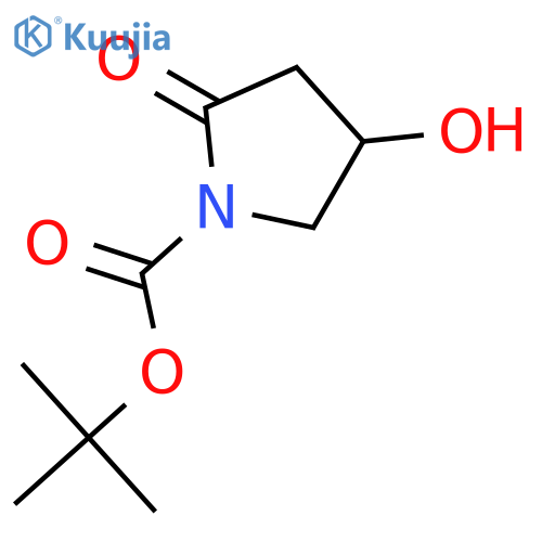 (S)-1-Boc-4-Hydroxy-2-pyrrolidinone structure