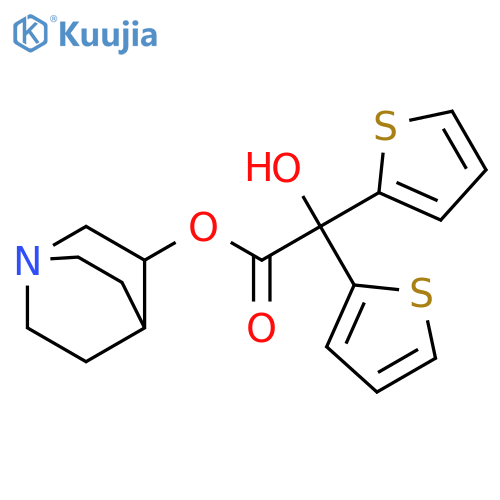 (R)-3-Quinuclidinyl di(2-thienyl)glycolate structure