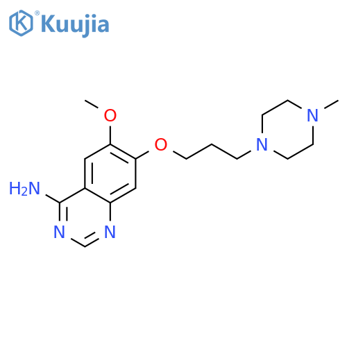 4-Quinazolinamine, 6-methoxy-7-[3-(4-methyl-1-piperazinyl)propoxy]- structure
