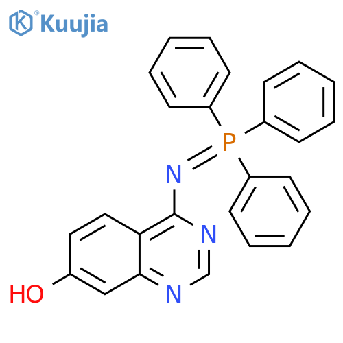 7-Quinazolinol, 4-[(triphenylphosphoranylidene)amino]- structure