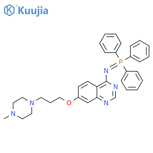 4-Quinazolinamine,7-[3-(4-methyl-1-piperazinyl)propoxy]-N-(triphenylphosphoranylidene)- structure