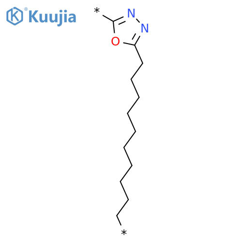 Poly(1,3,4-oxadiazole-2,5-diyl-1,10-decanediyl) structure