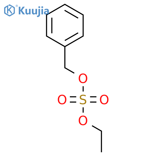 Sulfuric acid, ethyl phenylmethyl ester structure