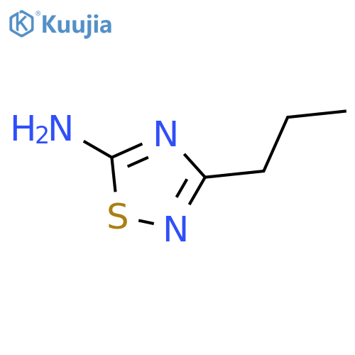 1,2,4-Thiadiazol-5-amine, 3-propyl- structure