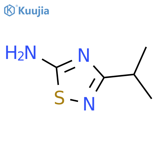 5-Amino-3-isopropyl-1,2,4-thiadiazole structure
