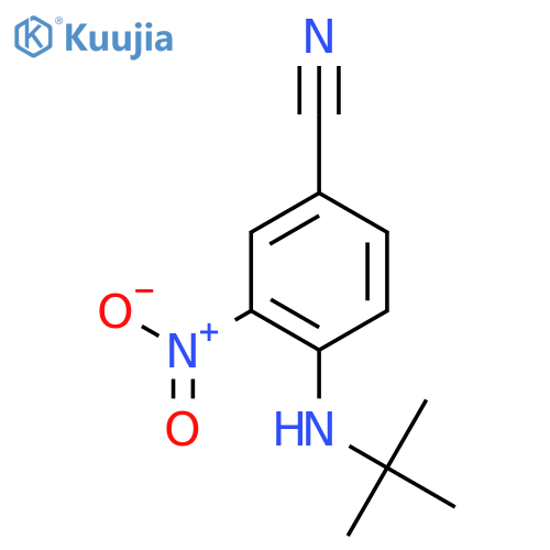 4-(tert-Butylamino)-3-nitrobenzonitrile structure