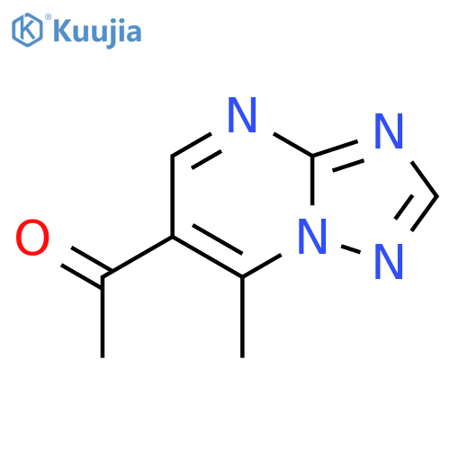 1-(7-Methyl1,2,4triazolo1,5-apyrimidin-6-yl)ethanone structure
