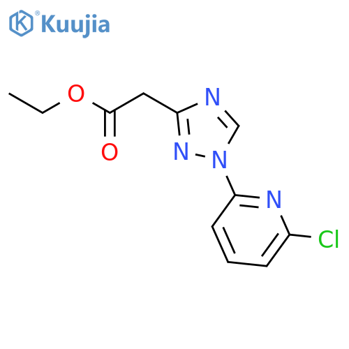 1-(6-Chloro-Pyridin-2-Yl)-1H-1,2,4Triazol-3-Yl-Acetic Acid Ethyl Ester structure