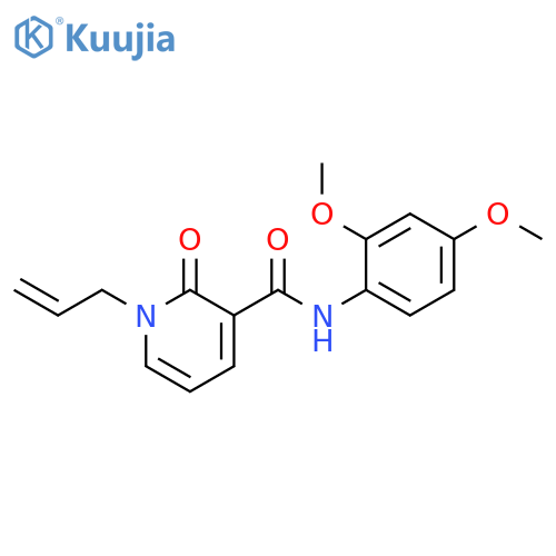 1-ALLYL-N-(2,4-DIMETHOXYPHENYL)-2-OXO-1,2-DIHYDRO-3-PYRIDINECARBOXAMIDE structure
