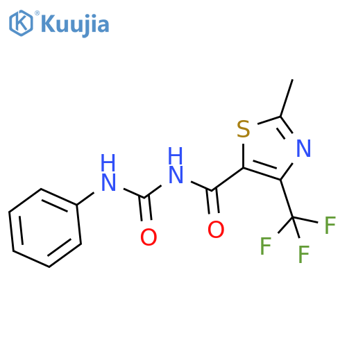 N-([2-METHYL-4-(TRIFLUOROMETHYL)-1,3-THIAZOL-5-YL]CARBONYL)-N'-PHENYLUREA structure