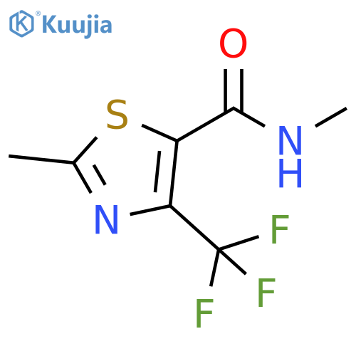 5-Thiazolecarboxamide, N,2-dimethyl-4-(trifluoromethyl)- structure