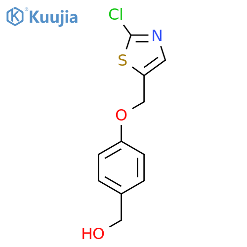 {4-(2-Chloro-1,3-thiazol-5-yl)methoxyphenyl}methanol structure