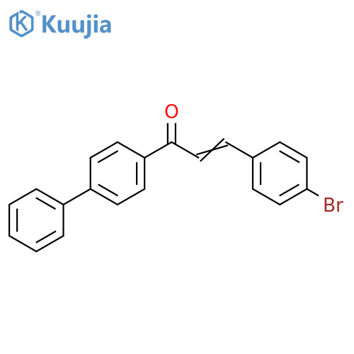 2-Propen-1-one, 1-[1,1'-biphenyl]-4-yl-3-(4-bromophenyl)- structure
