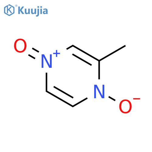 Pyrazine, 2-methyl-,1,4-dioxide structure