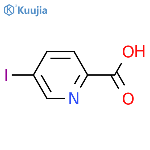 5-Iodopyridine-2-carboxylic acid structure