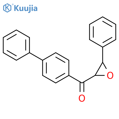 Methanone,[1,1'-biphenyl]-4-yl(3-phenyl-2-oxiranyl)- structure