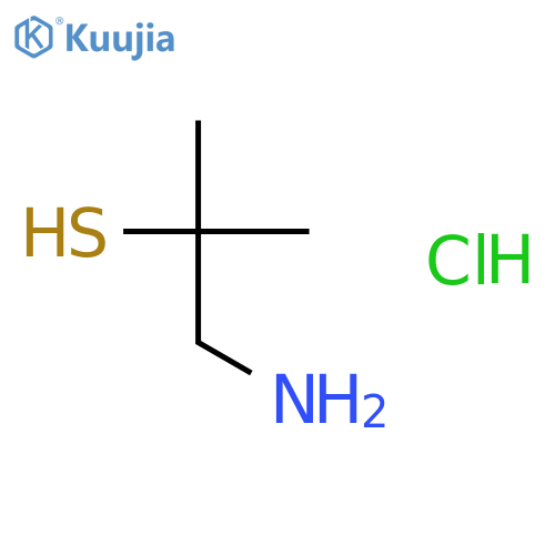 2-Methyl-2-thiopropylamine Hydrochloride structure